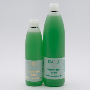 EMELT - HYDRATONIC ERBE Lozione tonica naturale analcolica, indicata per pelli miste e grasse prodotta da Emelt - Torino