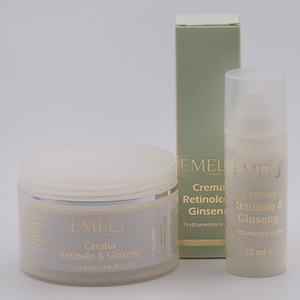 EMELT - CREMA RETINOLO E GINSENG Complesso Multivitaminico, Estratto di Ginseng, Collagene ed Elastina prodotta da Emelt - Torino