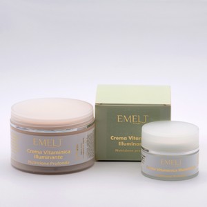 EMELT - CREMA VITAMINICA Trattamento Viso 24h illuminante antietà. Specifico per pelli mature particolarmente secche.