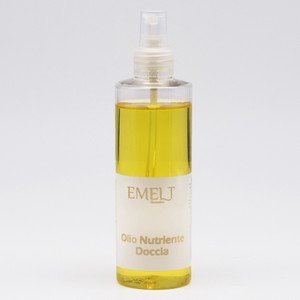 EMELT - OLIO NUTRIENTE DOCCIA Preparato oleoso leggero e vellutato, lascia sul corpo un piacevole profumo energizzante